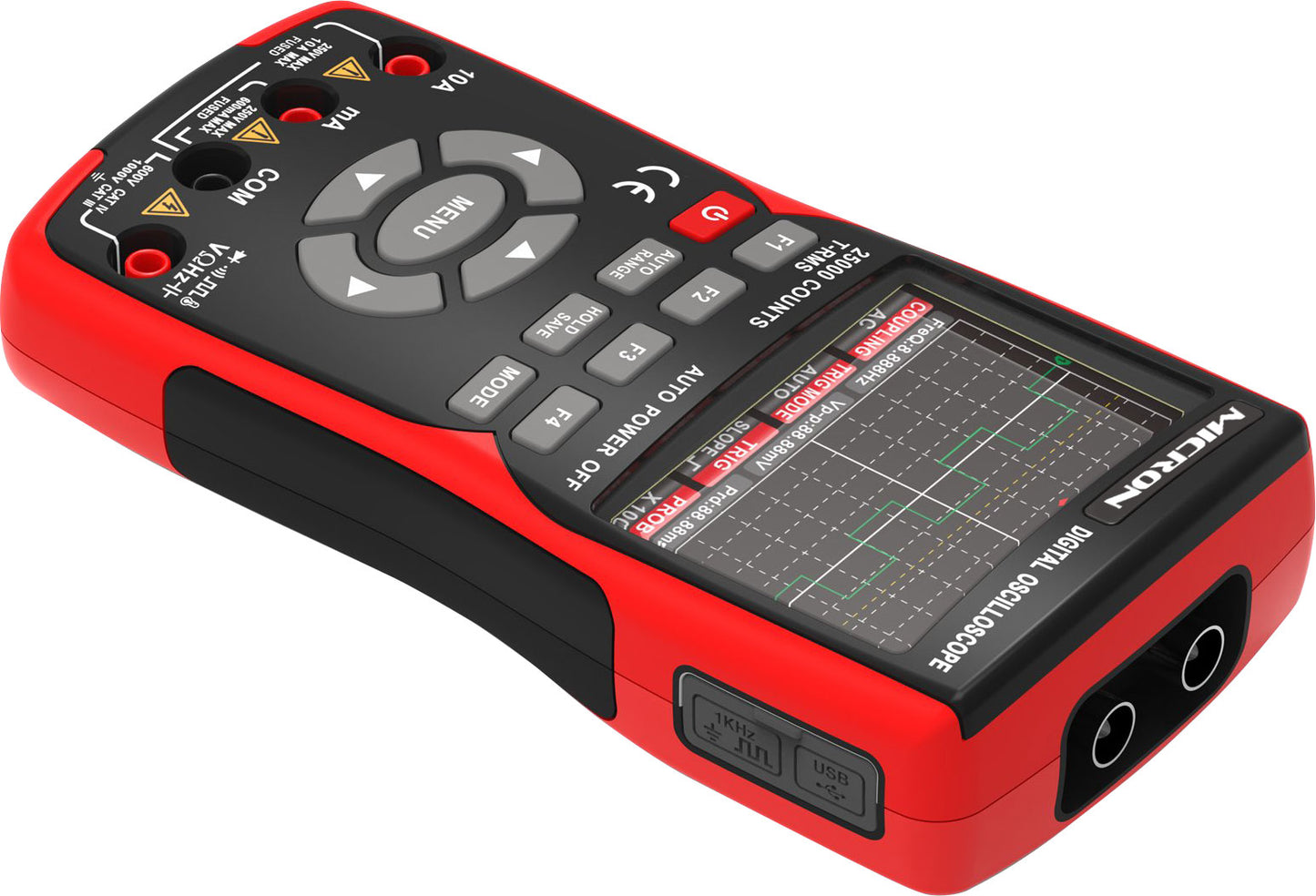 Oscilloscope & Digital Multimeter 50mhz Lcd Hand Held Q0102A