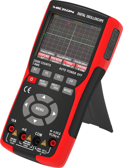 Oscilloscope & Digital Multimeter 50mhz Lcd Hand Held Q0102A