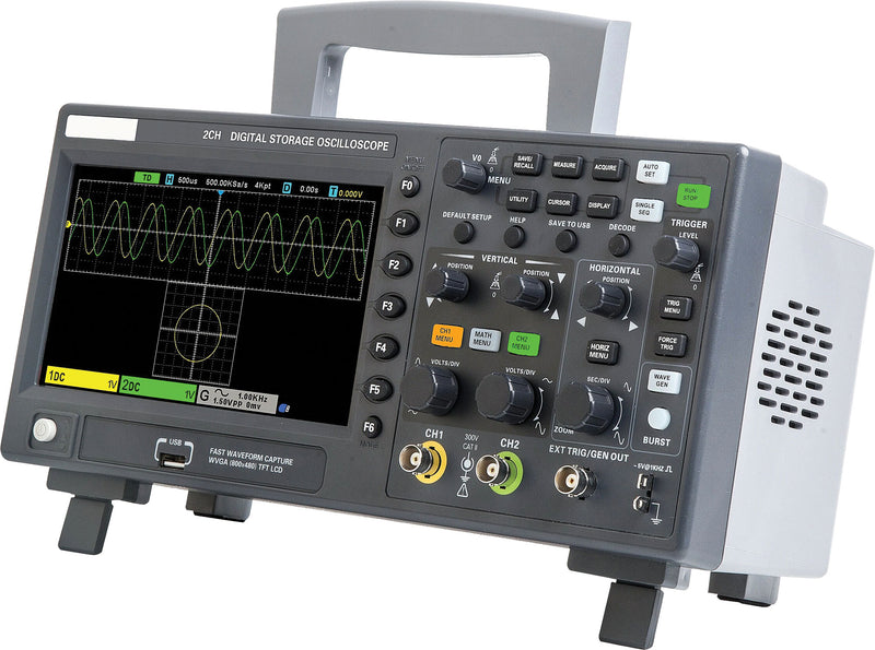 Oscilloscope & Waveform Generator 100mhz Lcd Digital Storage Q0203B