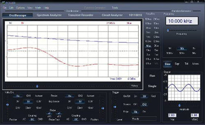 Oscilloscope 12MHz Dual Channel PC Signal Generator Q0207
