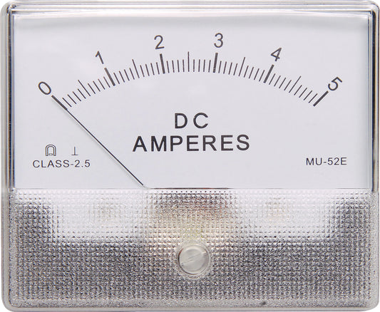Panel Meter 0-5A 80Wx66Hmm MU52E Q0533