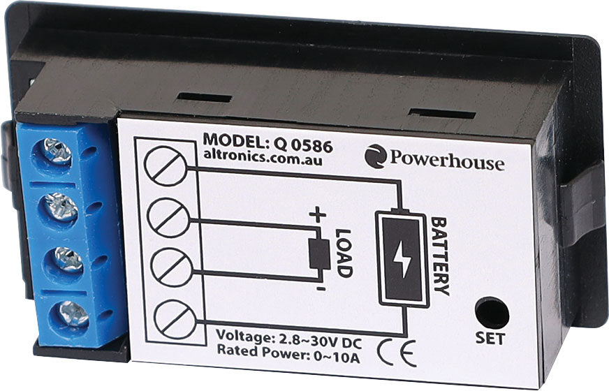 Power Monitor Panel Mini Flush Mount Q0586