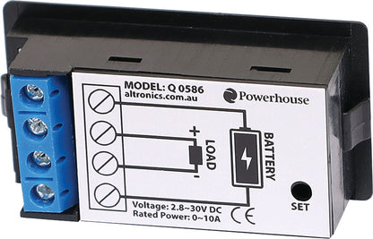 Power Monitor Panel Mini Flush Mount Q0586