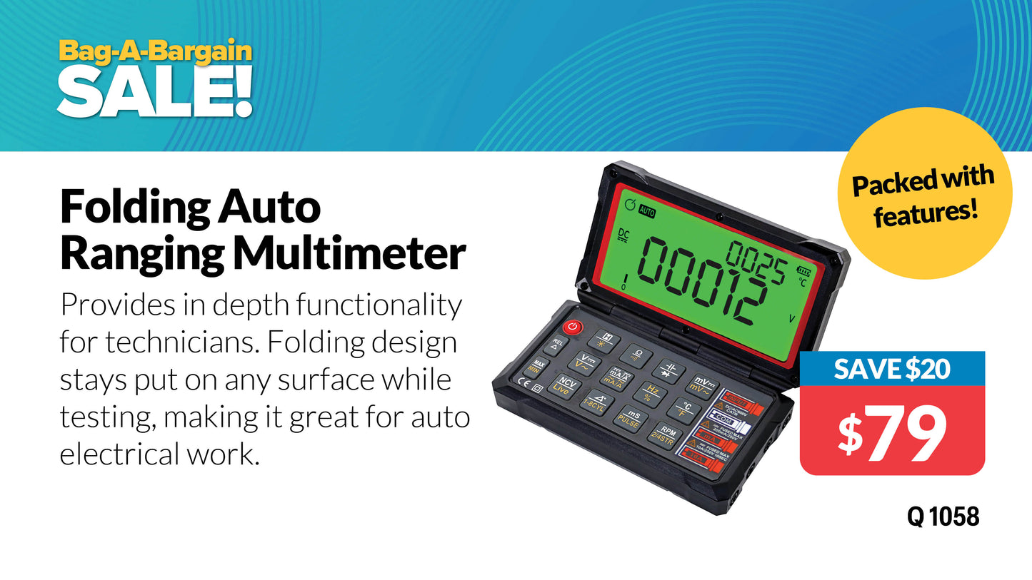 Multimeters Autoranging Folding Digital Multimeter Q1058