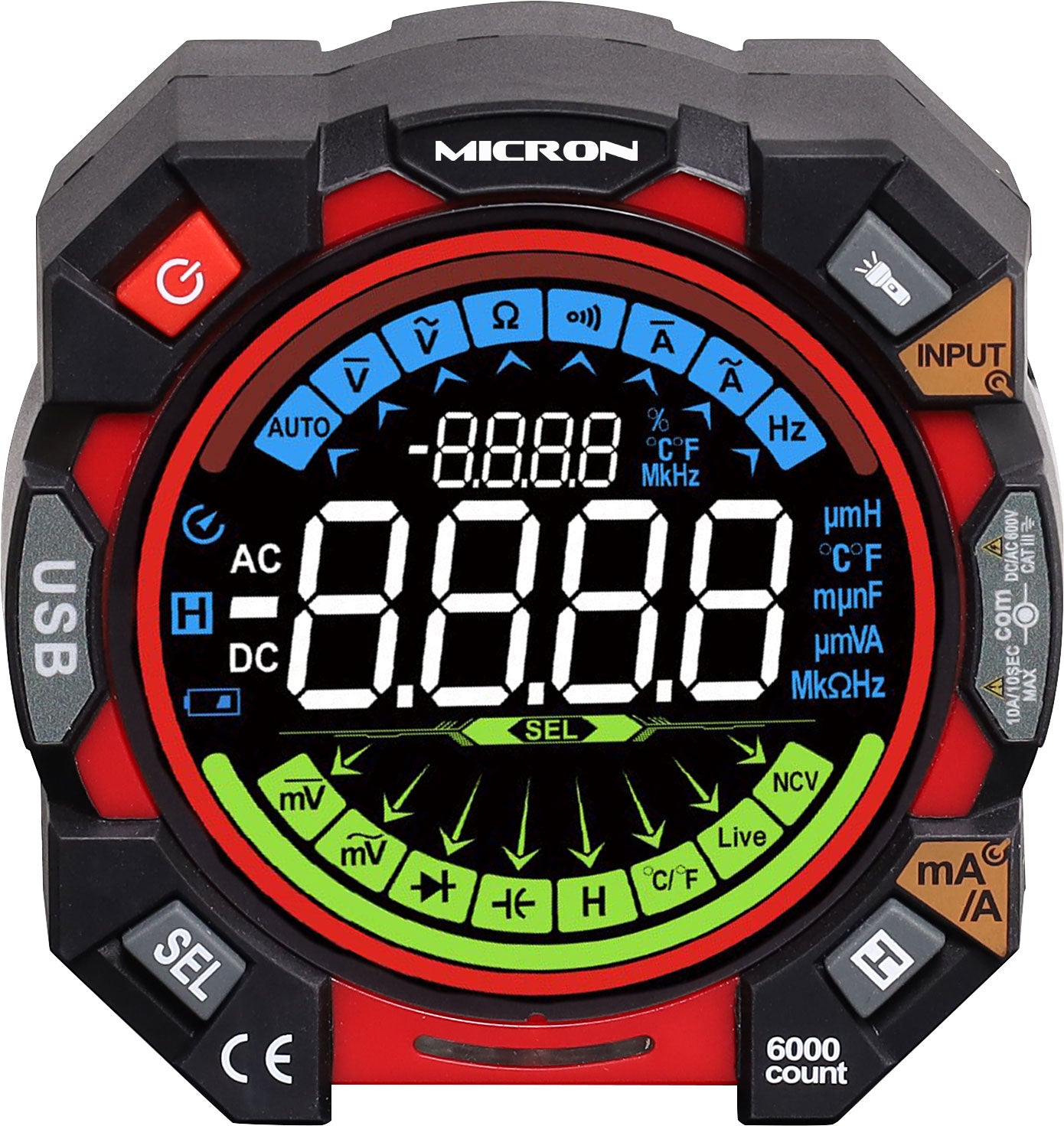 Multimeters 6000 Count Autoranging Digital Multimeter Q1060