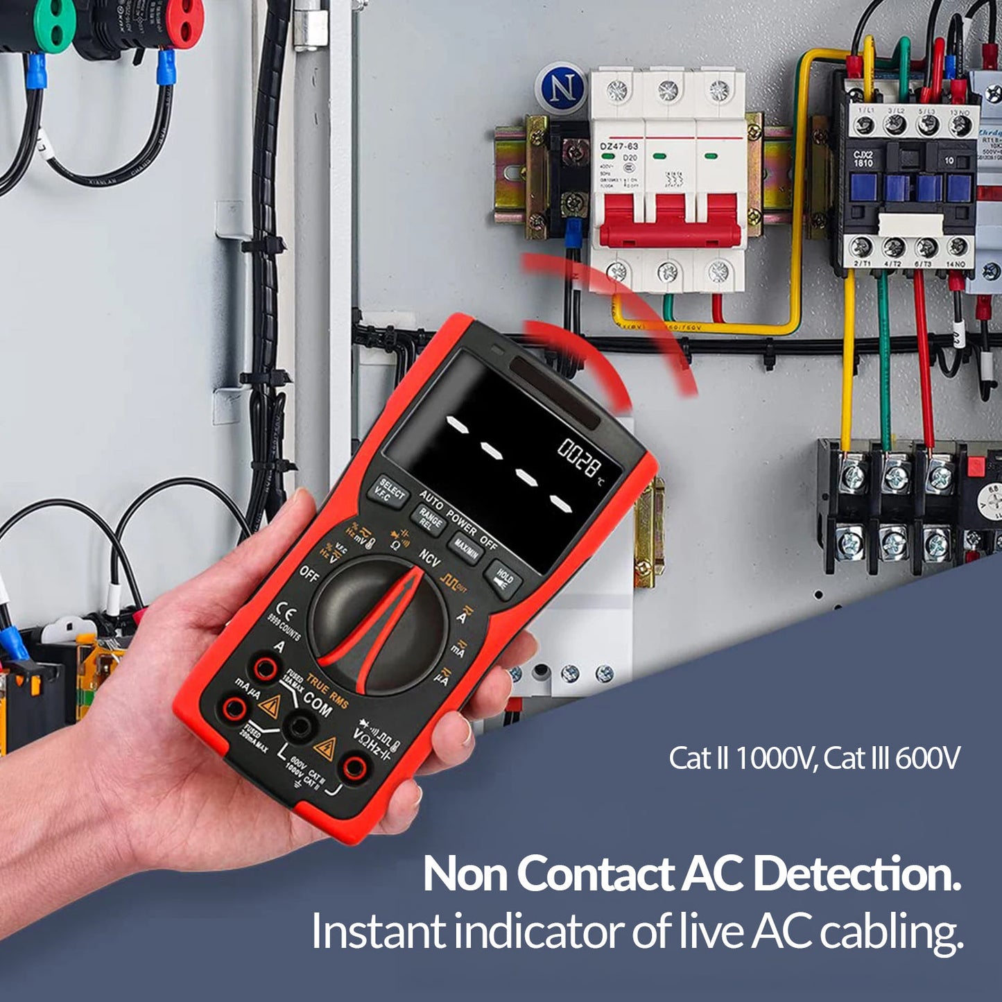 Multimeter Autoranging True RMS Digital Multimeter Q1068A