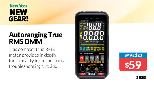 Multimeter Autoranging True RMS Digital Multimeter with NCV Q1089