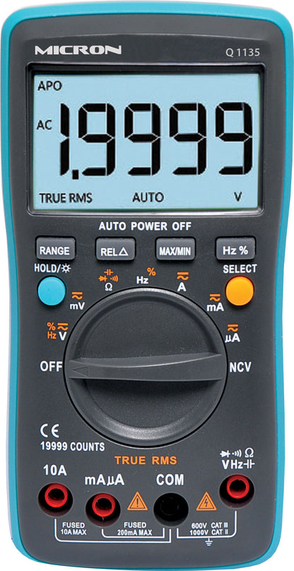 Multimeter True RMS Autoranging Digital Multimeter Q1135