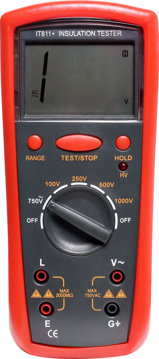 Multimeter 8 Range Digital Insulation Tester 1000V Q1242A