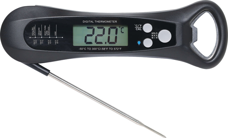 Spike Probe Thermometer with Bottle Opener Q1278B