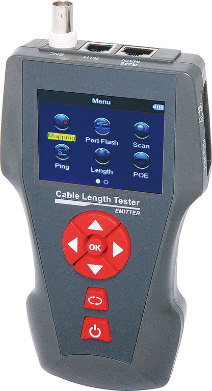 Network Cable Length Tester With PoE/PING Q1346