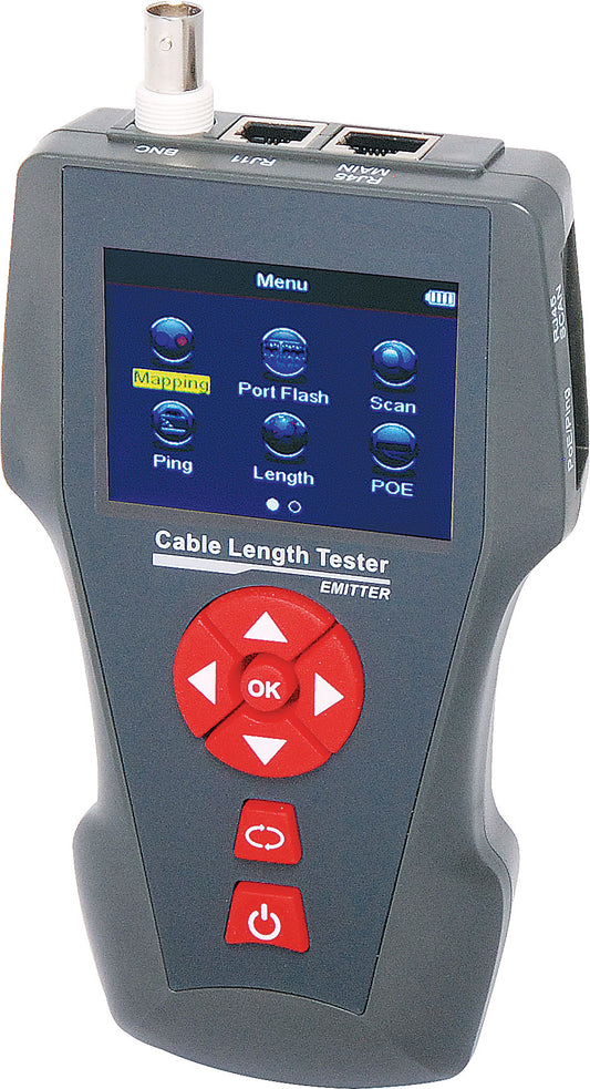 Network Cable Length Tester With PoE/PING Q1346