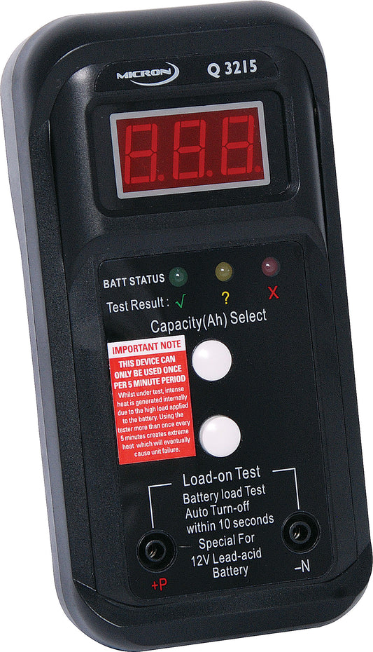 Battery TesterLead Acid 12V Battery Tester Q3215