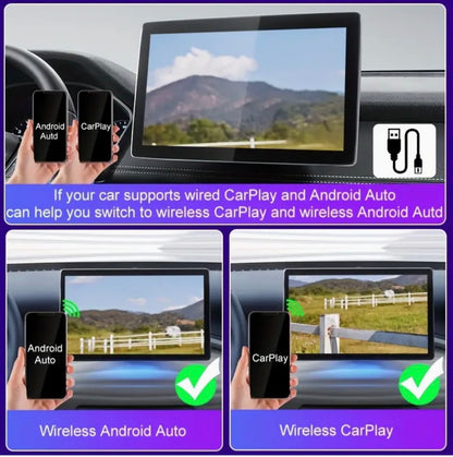 Carplay & Android Auto Wireless Auto Usb Adapter QT1226503