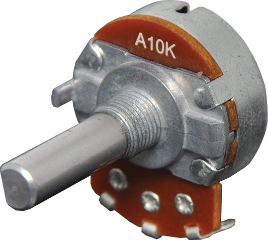 Potentiometer 10k Log D Shaft 24mm Single Pot R2214