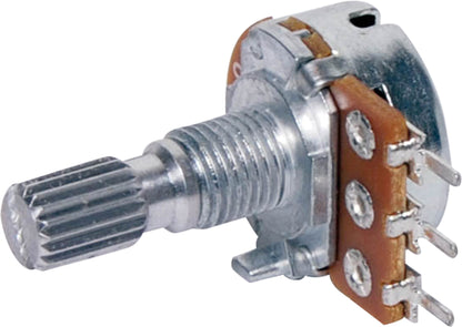 Potentiometer  16mm 500R SG/Lin (B) 18T Spline Pot R2222