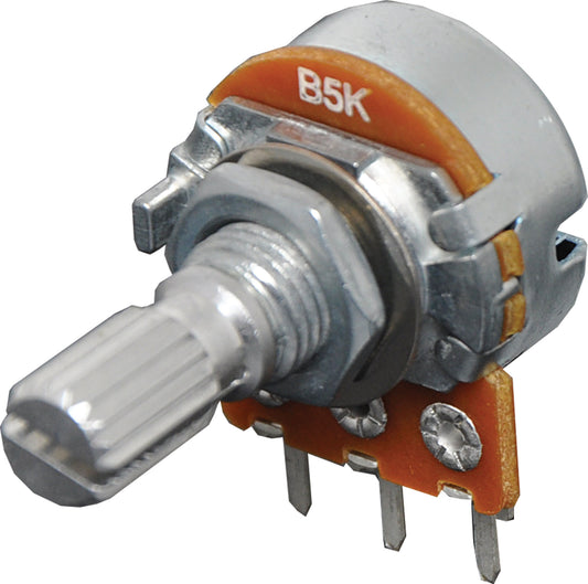 Potentiometer 5k Lin 18T Spline 16mm Single Horizontal PCB R2224