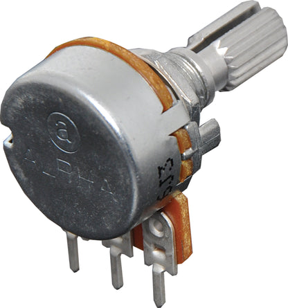 Potentiometer 50k Lin 18T Spline 16mm Single Horizontal PCB R2227