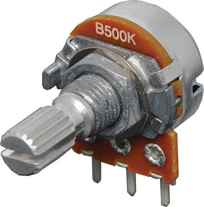 Potentiometer 500k Lin 18T Spline 16mm Single Horizontal PCB R2229