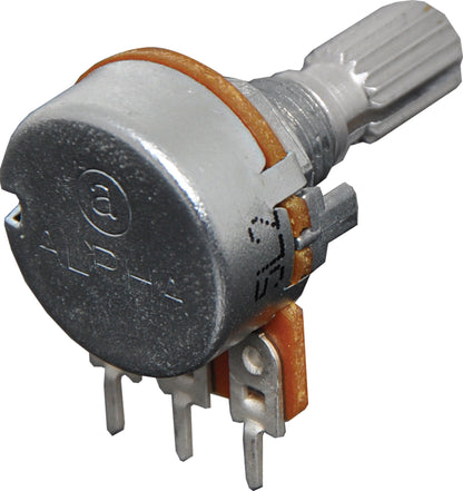 Potentiometer 500k Lin 18T Spline 16mm Single Horizontal PCB R2229