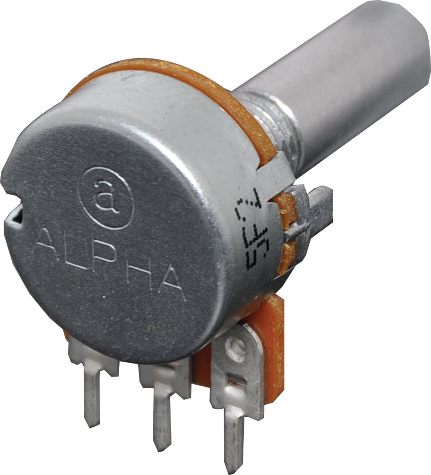 Potentiometer 5k Lin D Shaft 16mm Single Horizontal PCB R2242