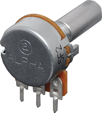 Potentiometer 5k Lin D Shaft 16mm Single Horizontal PCB R2242