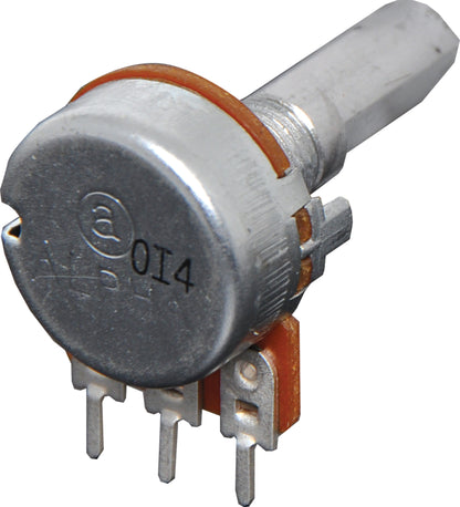 Potentiometer 500k Log D Shaft 16mm Single Horizontal PCB R2257