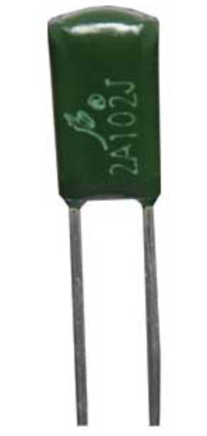 Greencap Capacitor 0.0033uF 100V 4mm  R2706B