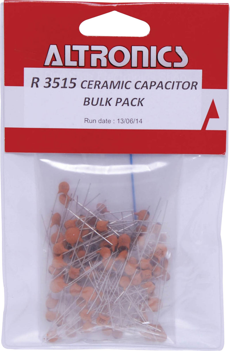 Capacitor Assorted Ceramic 100Pcs R3515