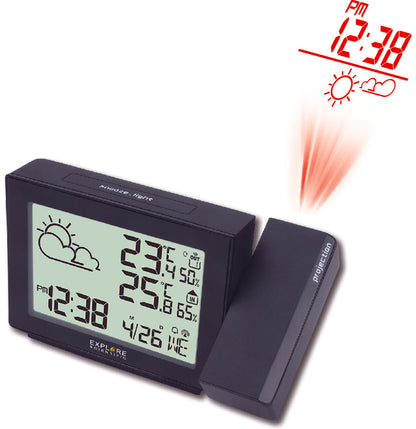 Explore Scientific Weather Projection Clock Outdoor Sensor RPW3005
