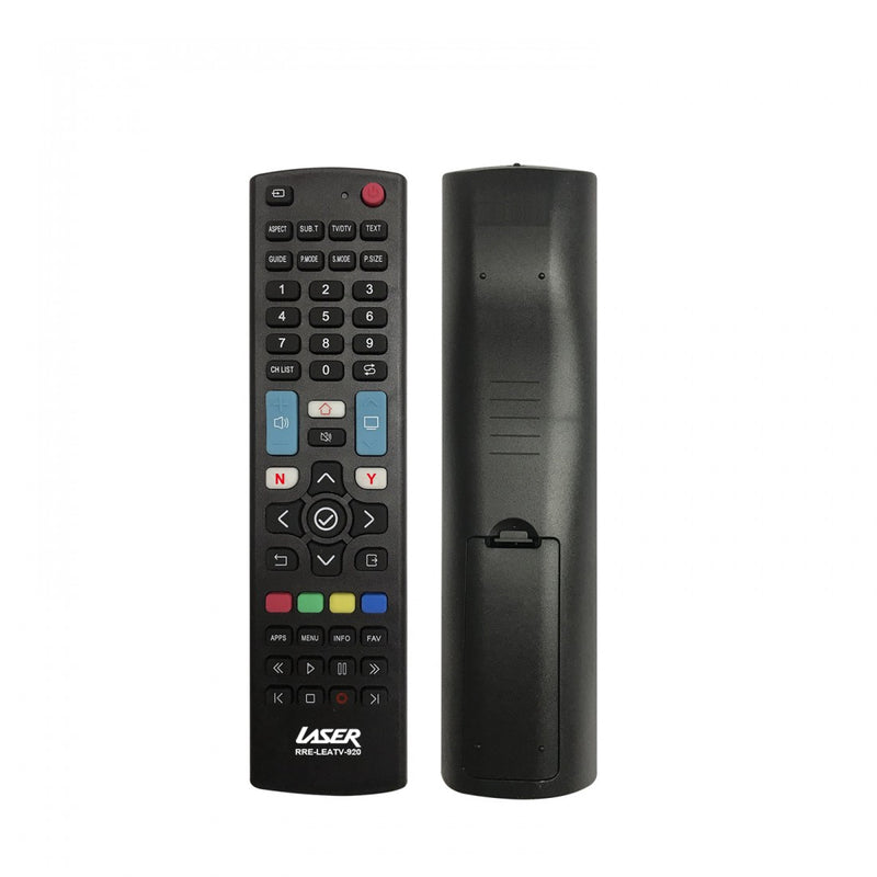 LASER Universal Tv Remote - Pre-Coded & Learning Mode RRE-LEATV-920