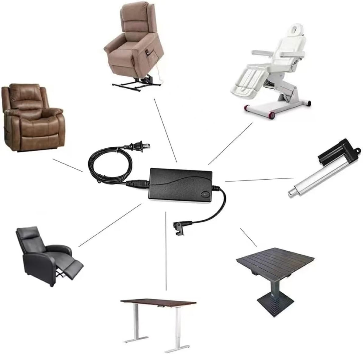 Mains Adptr 29V 2A 2-pin Power Supply, Electric Recliner/Couch/Lift RXT2902A