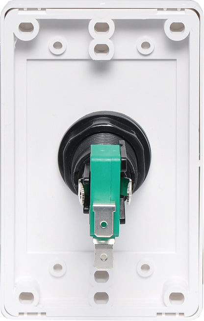Wall Plate Push To Open With Green LED Pushbutton Switch S0155