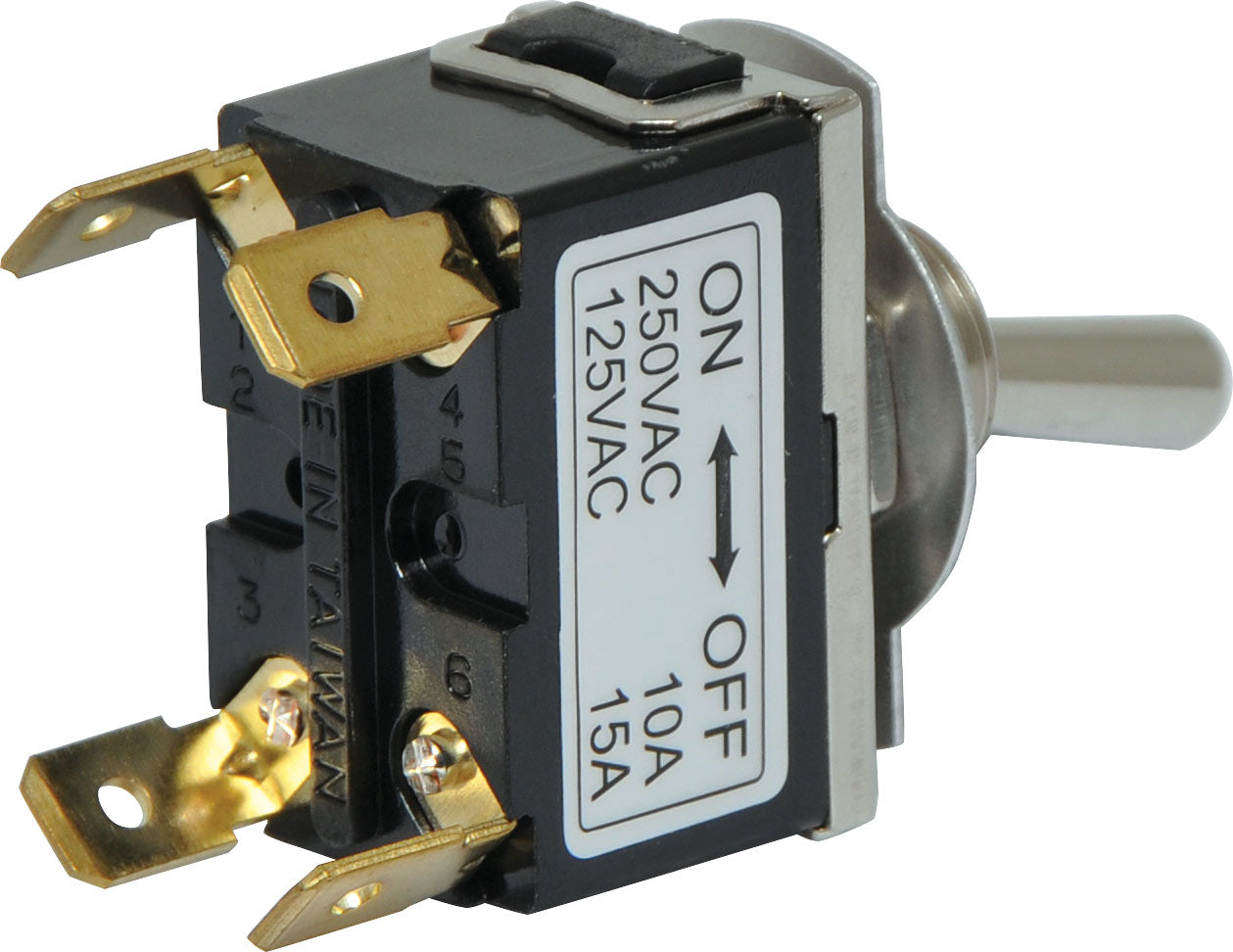 Toggle Switch DPST On / Off 10A Heavy Duty S1047