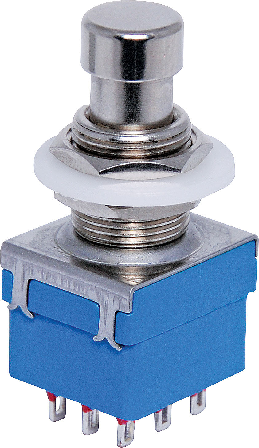 Push Button Switch 3PDT Alternate Footpad S1155