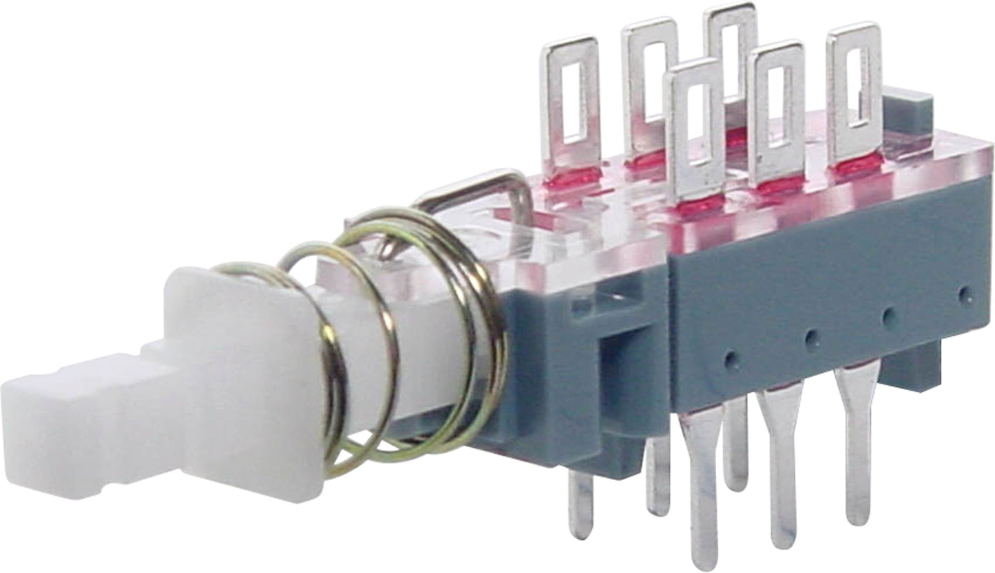 Push Button Switch DPDT Alt. PCB Mount S1510