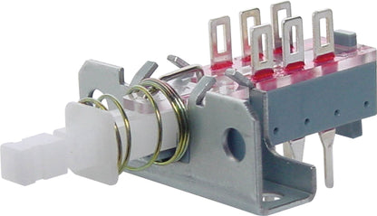Push Button Switch DPDT Alternate PCB/Chassis Mount S1511