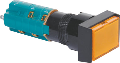 Push Button Switch 4PST Alt. Illuminated Solder Orange S1734
