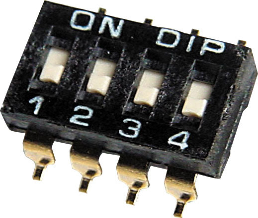 DIP DIL Switch 4 Way SMD S3084