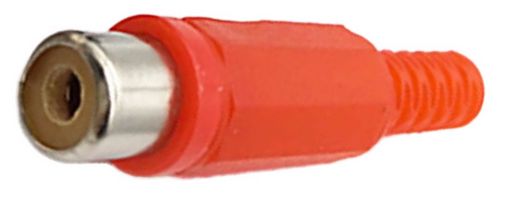 RCA Socket Plastic Line Red S350R