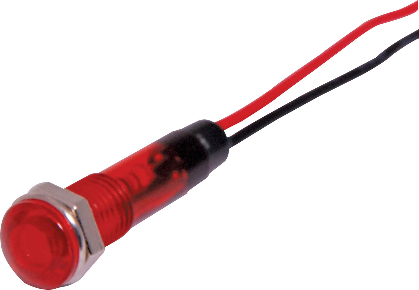 LEDs With Bezel Panel Mount 12V DC Red S4027