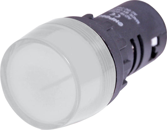 Indicators 24V AC/DC 29mm Panel Lamp White S4035