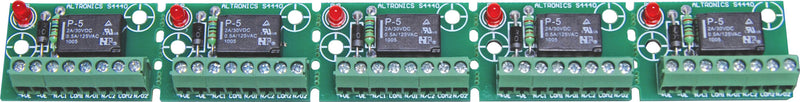 Relay Board 12V 5 Way DPDT S4443