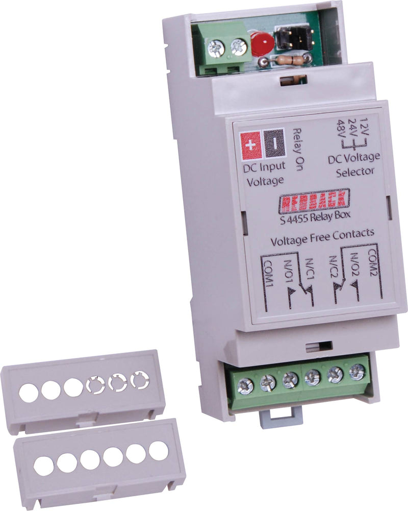 Relays 12/24/48V DIN Rail Relay Box S4455