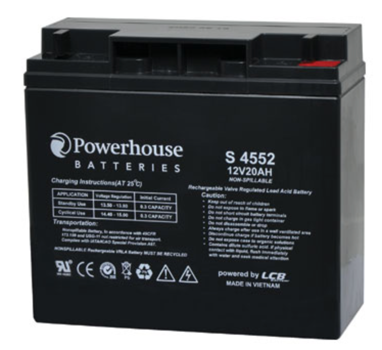 Sealed Lead Acid (SLA) Battery 12V 20Ah M5/F3 S4552