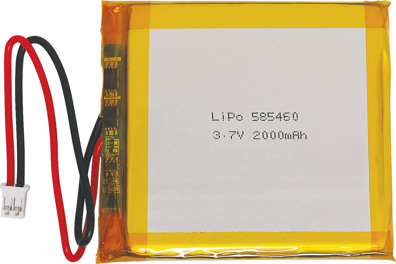 Battery 3.7V 2000mAh Polymer Lithium Ion (LiPo) S4725