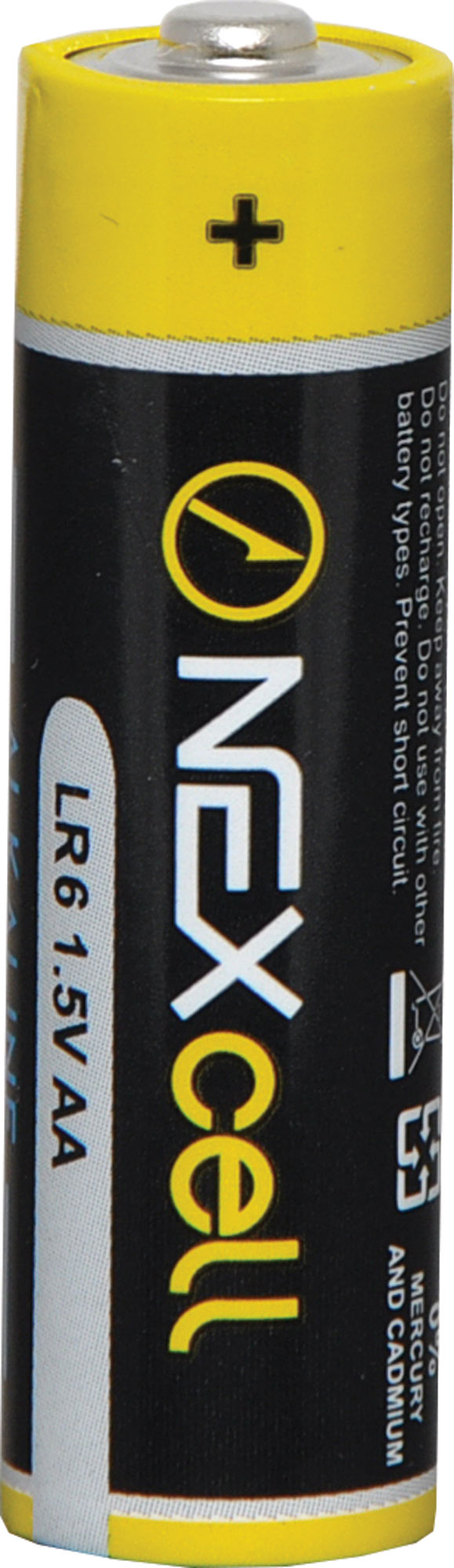 Batteries AA Nexcell Mercury Free Alkaline 4pk S4955B