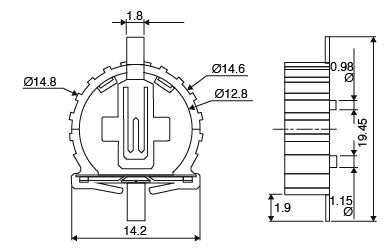 Battery Clips & Holders Button Cell CR1220 SMD Mount Battery Holder S5045