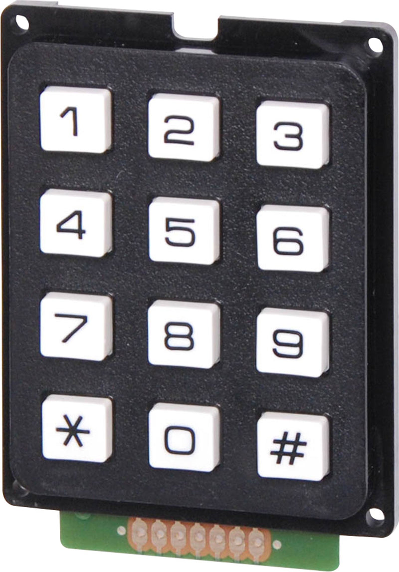 Push Button Switches 12 Key Plastic Numeric Keypad S5381