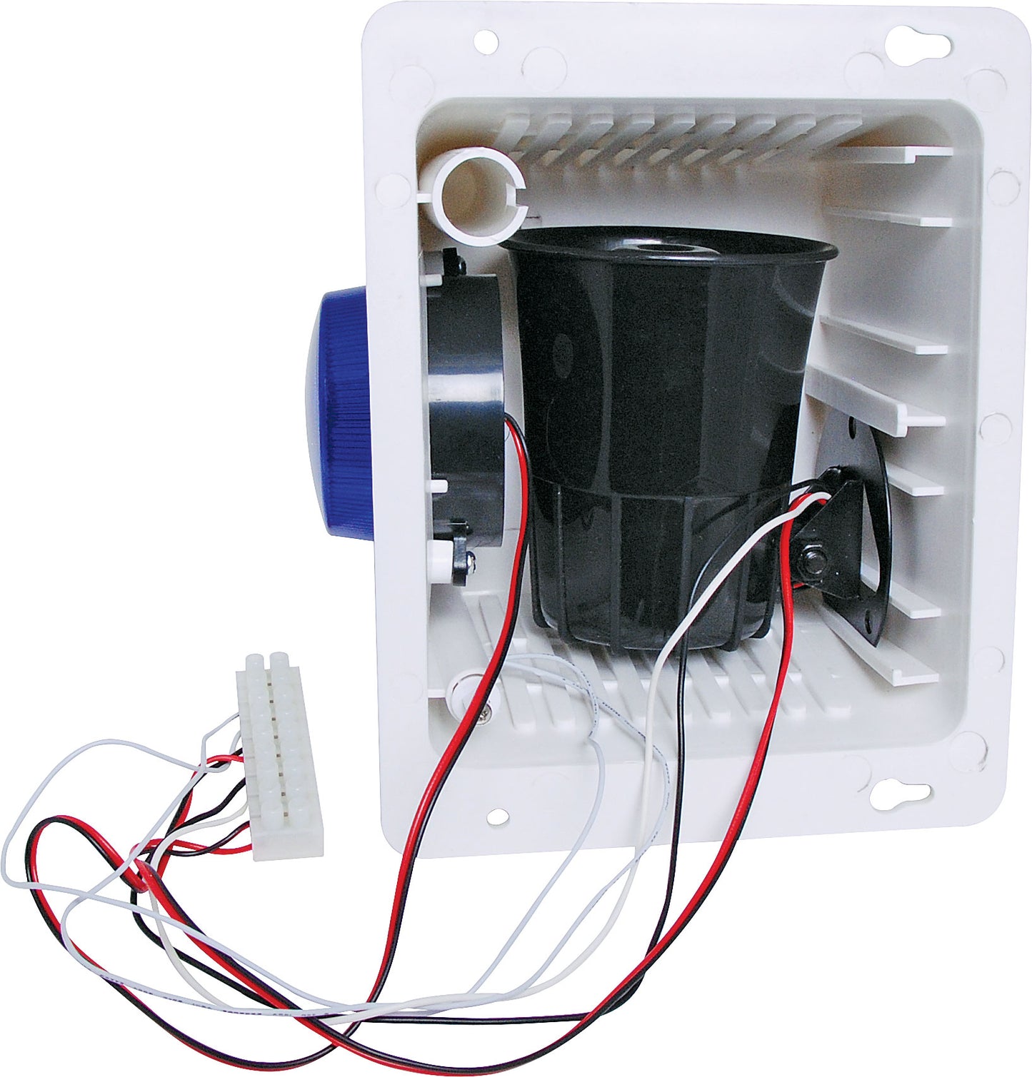 Alarm Accessories Plastic Siren Cover With Siren & Strobe White S5457